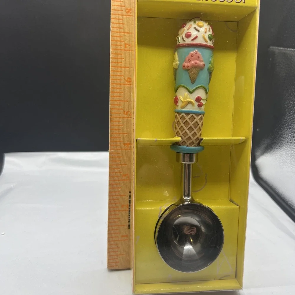 New Vtg 1998 Boston Warehouse Lillian Vernon Ice Cream Scoop 78160 Retro Kitsch